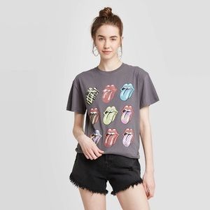 Rolling Stones Boyfriend Graphic T-Shirt LIKE NEW